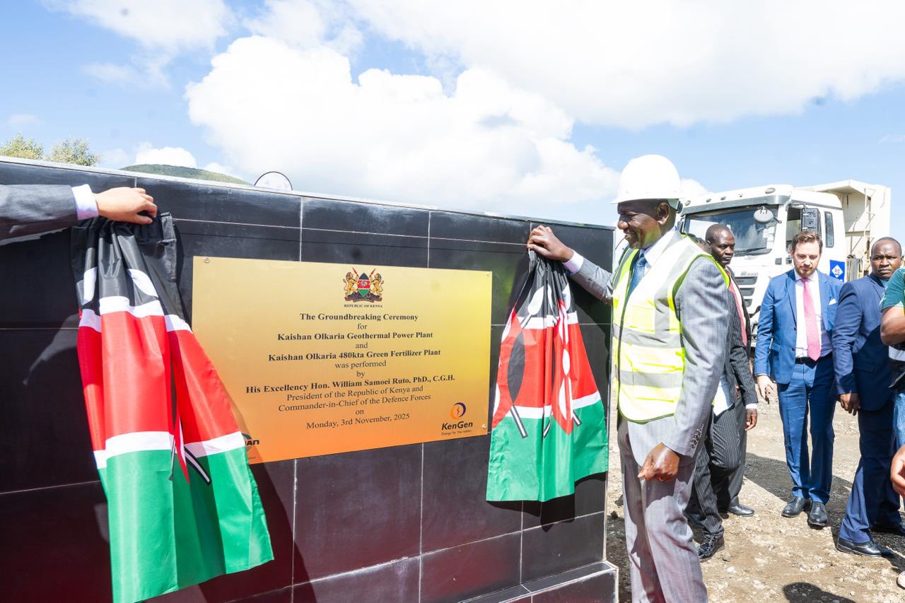 president-ruto-launches-africas-first-geothermal-powered-fertilizer-plant-in-nakuru Image