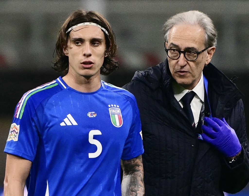 riccardo-calafiori-withdraws-from-italy-squad-with-hip-injury Image