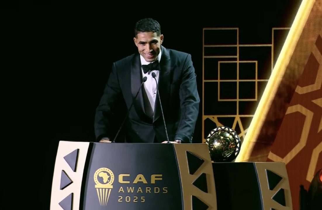 achraf-hakimi-wins-2025-caf-player-of-the-year Image