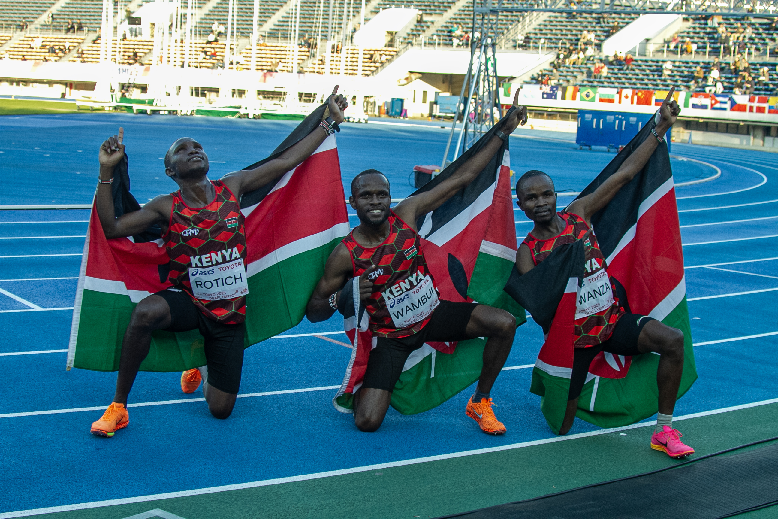 wambui-shatters-world-record-as-kenya-dominates-deaflympics-5000m-podium-in-tokyo Image