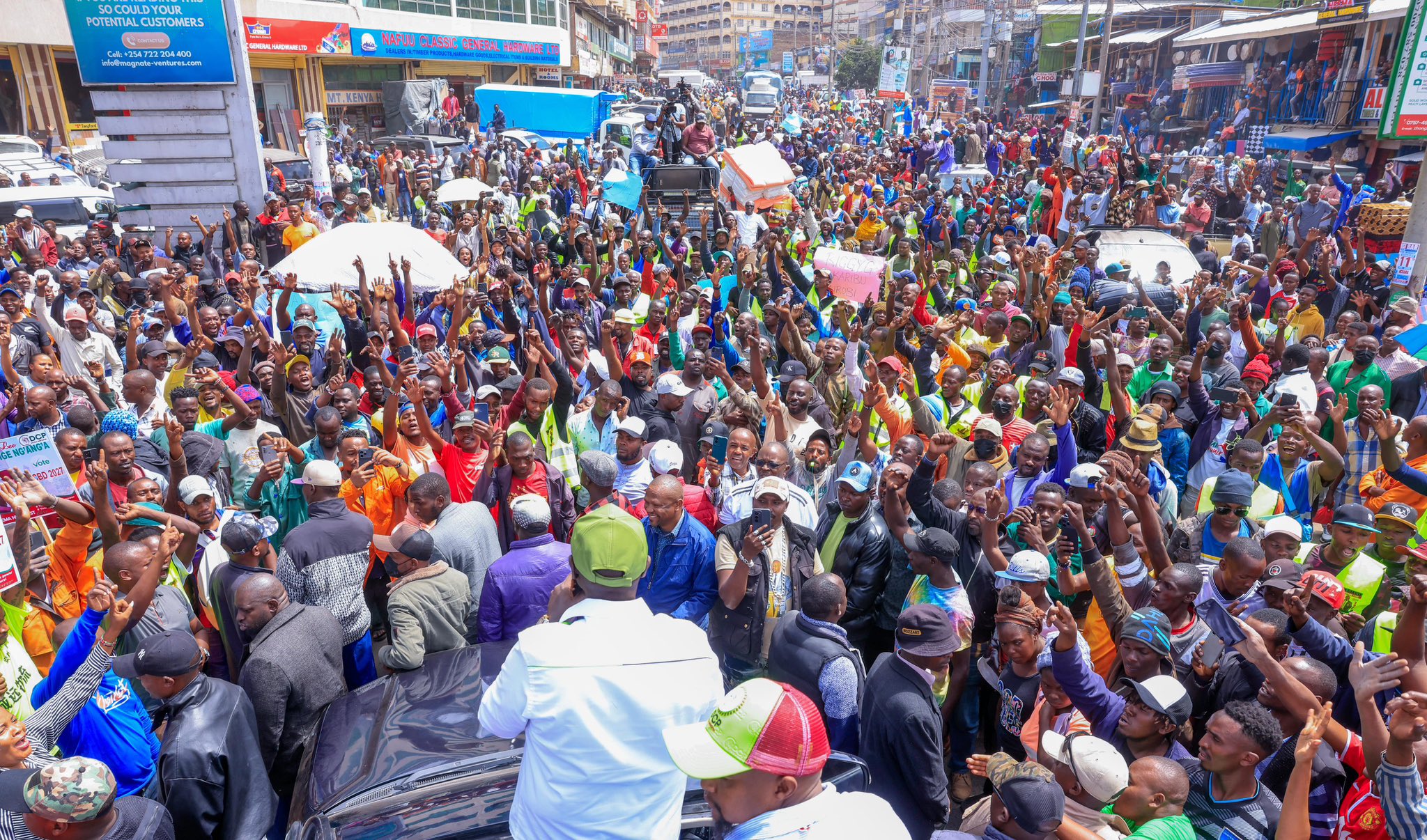 gachagua-woos-gikomba-and-marikiti-traders-in-nairobi-campaign-push Image