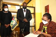 cj-koome-swears-in-officials-of-iebc-selection-panel Image
