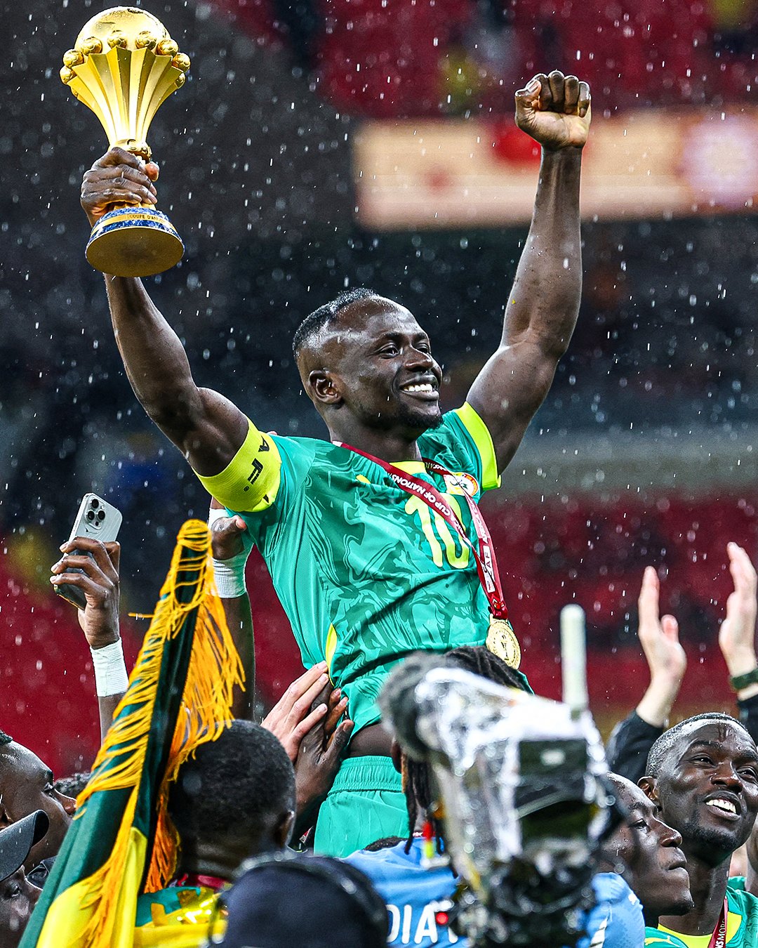 caf-fines-morocco-and-senegal-after-afcon-final-indiscipline Image