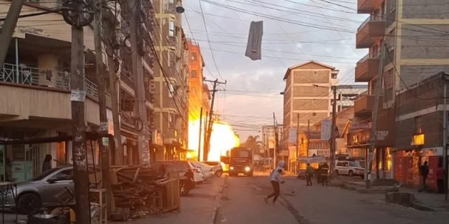 gas-cylinder-depot-explosion-triggers-fire-and-panic-in-donholm-estate Image