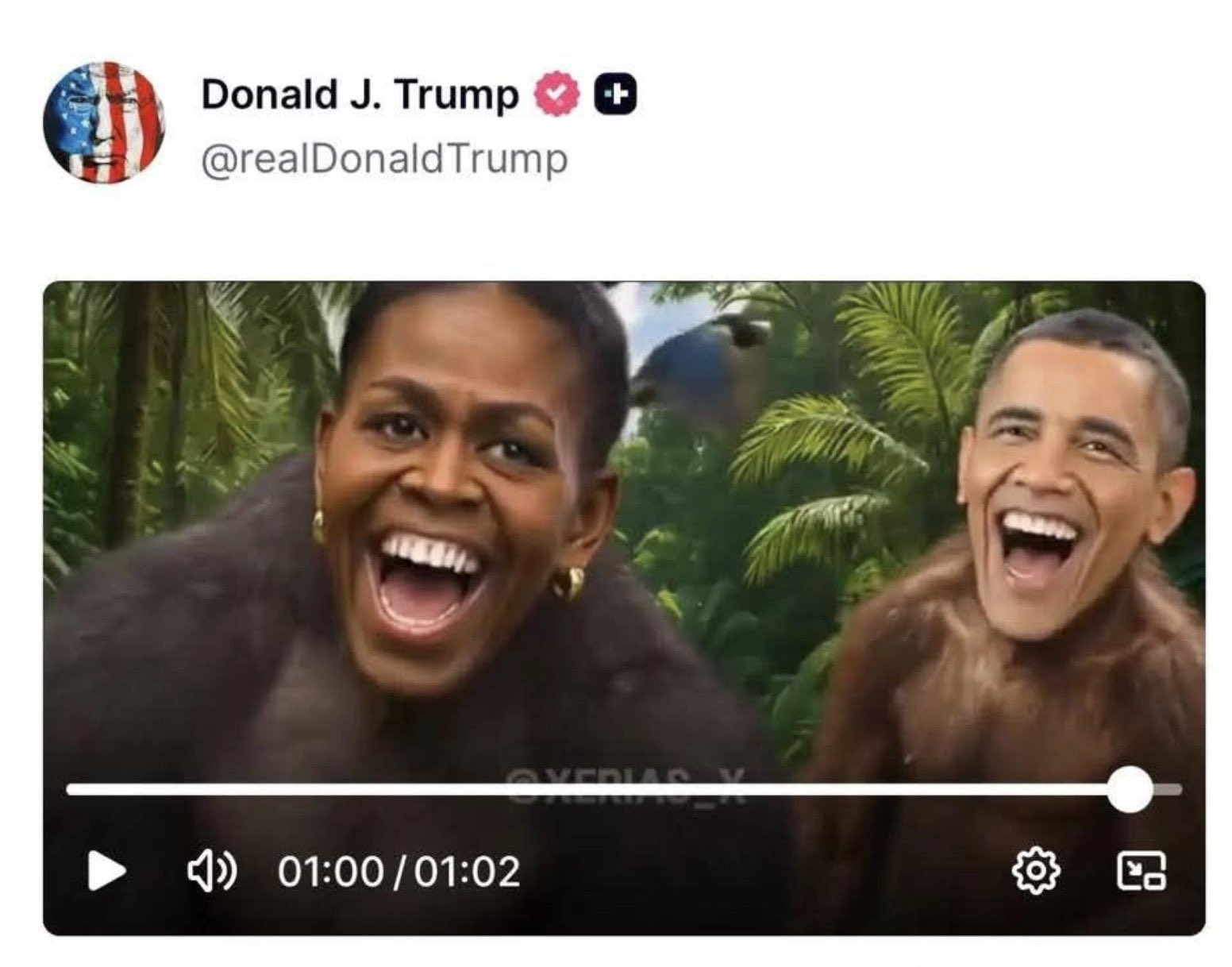 trump-refuses-to-apologize-for-video-depicting-obamas-as-apes Image