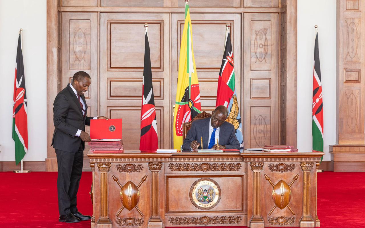 president-william-samoei-ruto-at-the-state-house-when-he-ascended-to-th Image