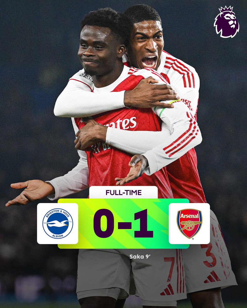 arsenal-go-seven-points-clear-after-beating-brighton Image
