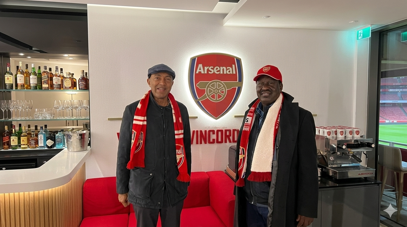 arsenal-fc-sends-memorabilia-to-honour-longtime-fan-raila-odinga Image