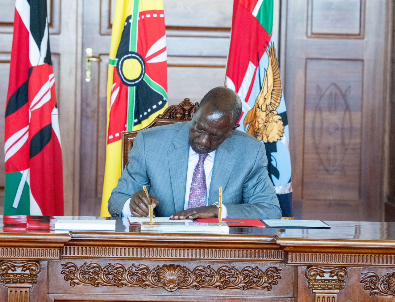 ruto-signs-three-key-bills-into-law-at-state-house Image