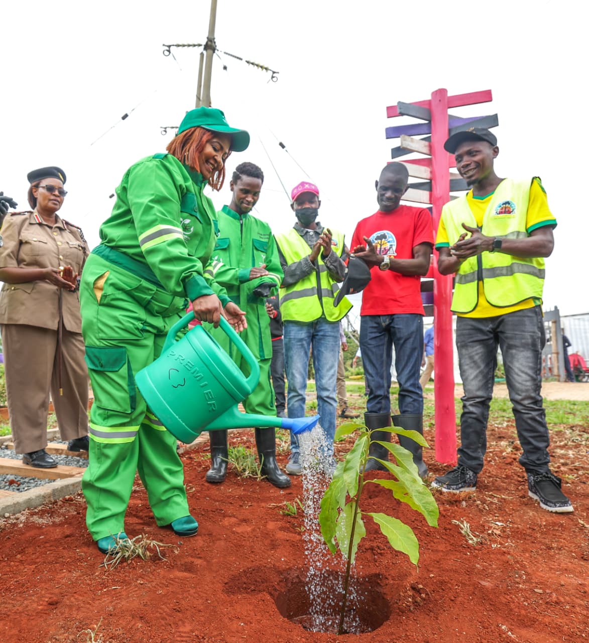 second-lady-joyce-kithure-leads-clean-up-drive-in-dandora Image