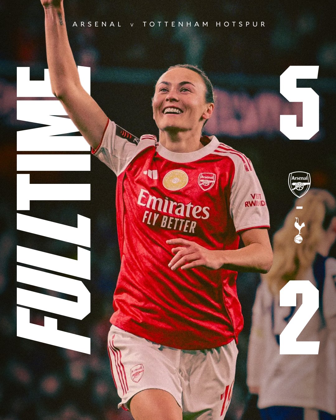 russo-hat-trick-powers-arsenal-to-5-2-derby-triumph-over-tottenham Image