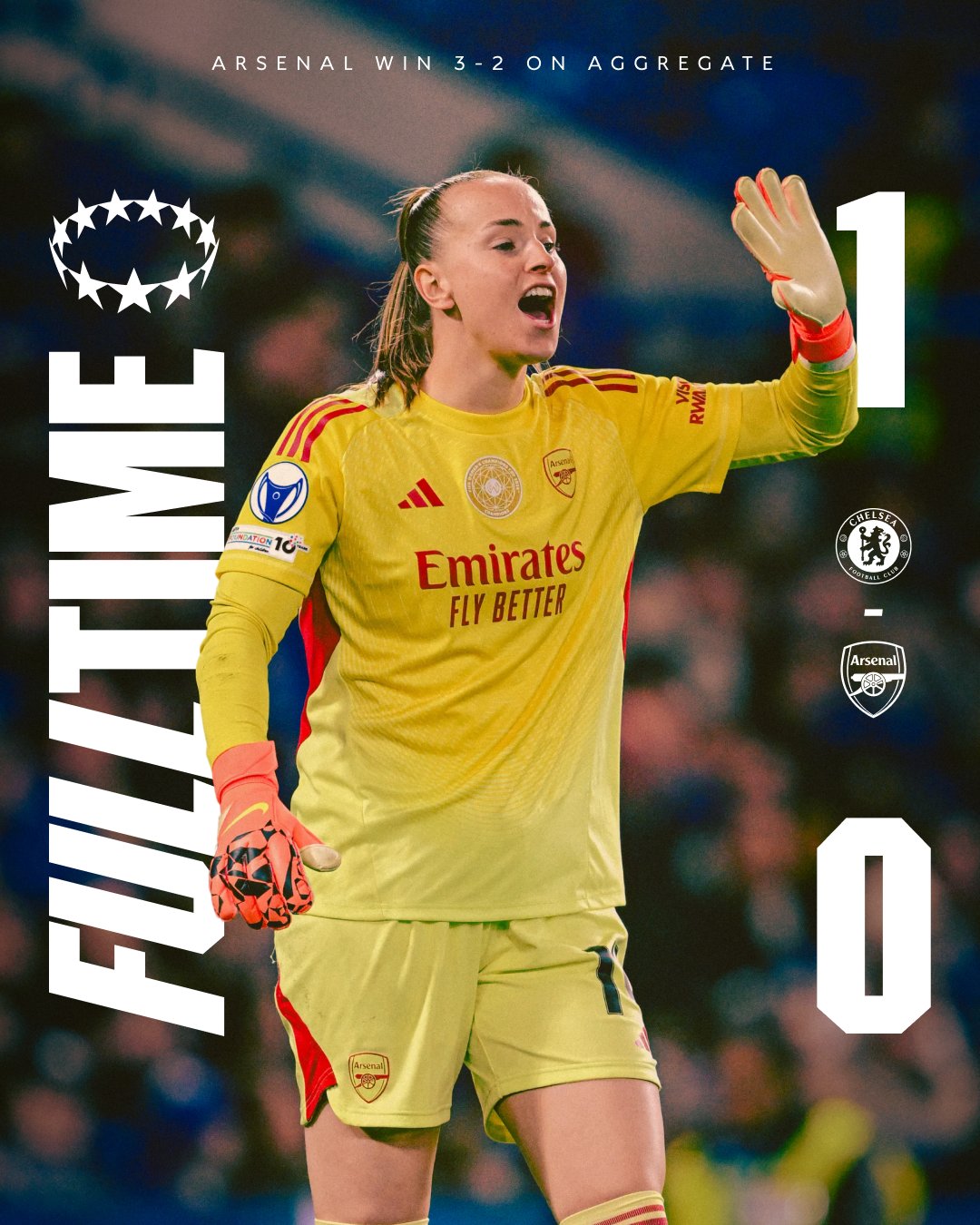arsenal-edge-chelsea-to-reach-champions-league-semi-finals-despite-narrow-second-leg-loss Image