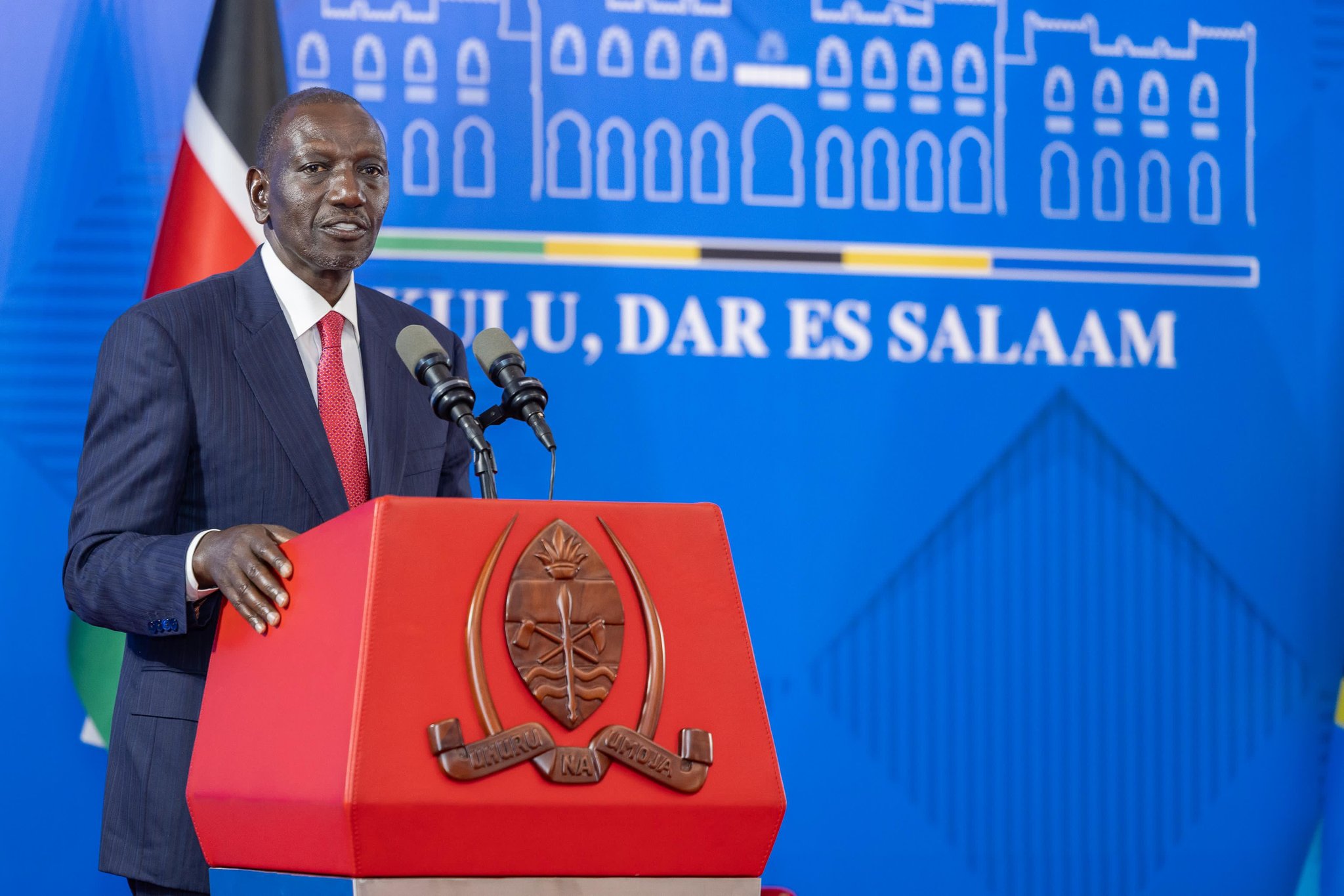 ruto-declares-kenya-tanzania-unity-says-poverty-not-neighbourhood-rivalry-is-the-real-enemy Image