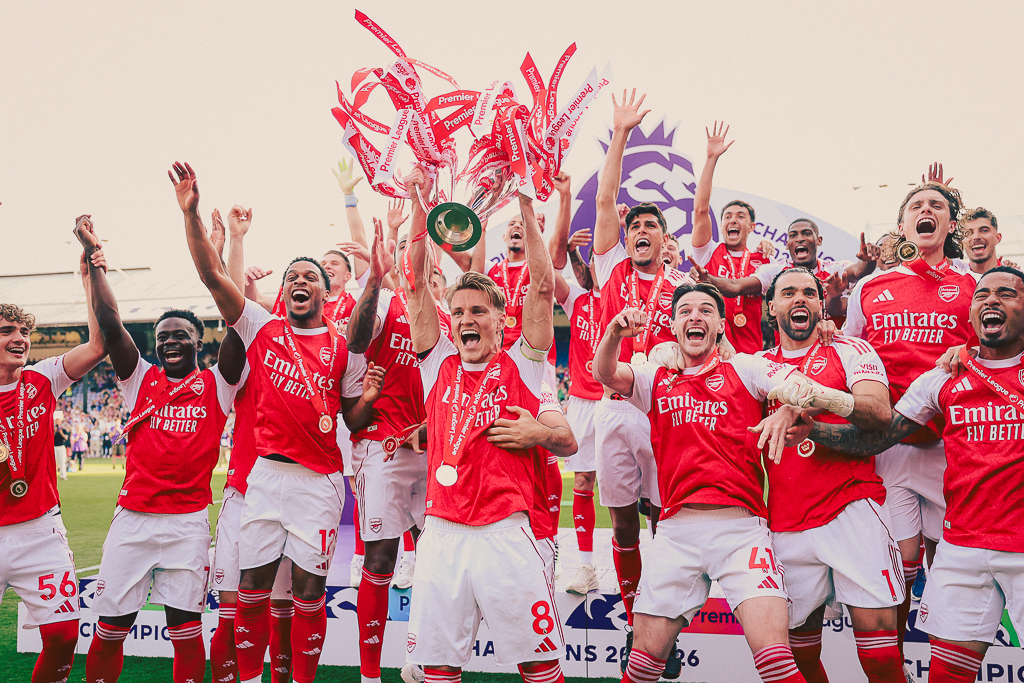 arsenal-end-22-year-premier-league-drought-as-mikel-artetas-project-reaches-glory Image