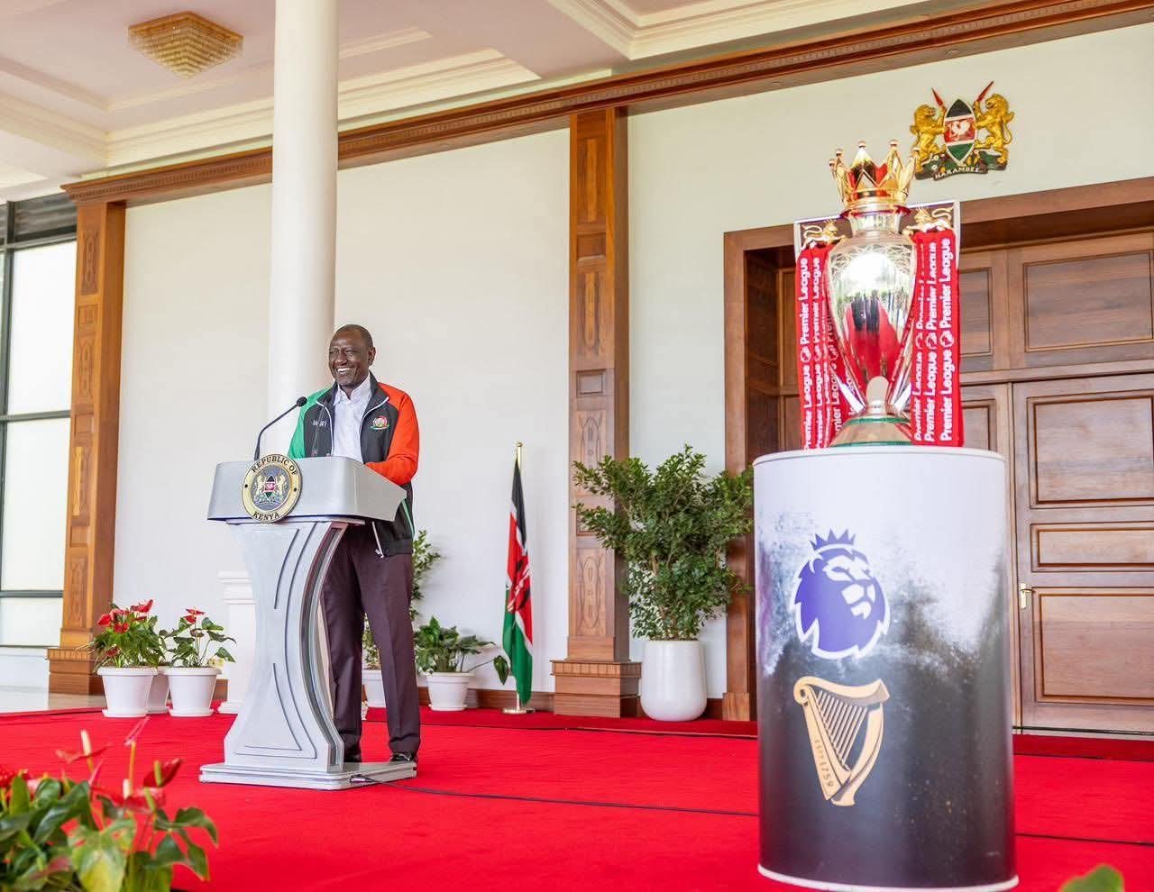 ruto-invites-arsenal-to-kenya-after-historic-premier-league-triumph Image