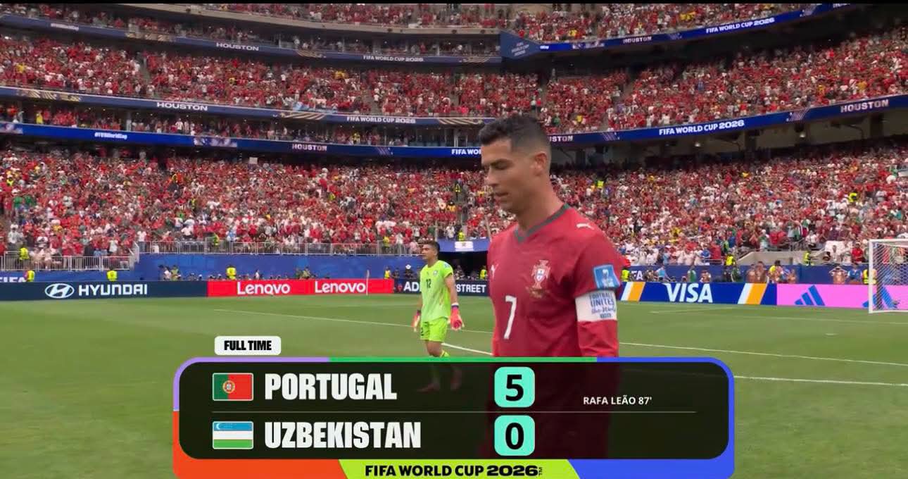 ronaldo-makes-world-cup-history-as-portugal-crush-uzbekistan-5-0 Image