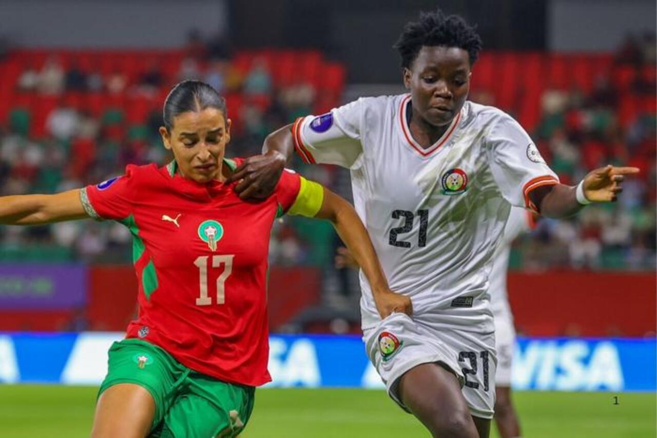 morocco-make-powerful-wafcon-statement-as-harambee-starlets-fall-in-tournament-opener Image