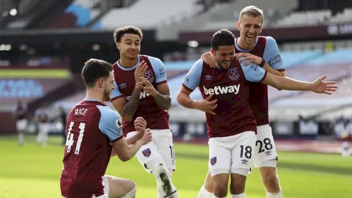 Antonio Brace Sees Westham United Go Fifth After 2-1 Win Over Burnley