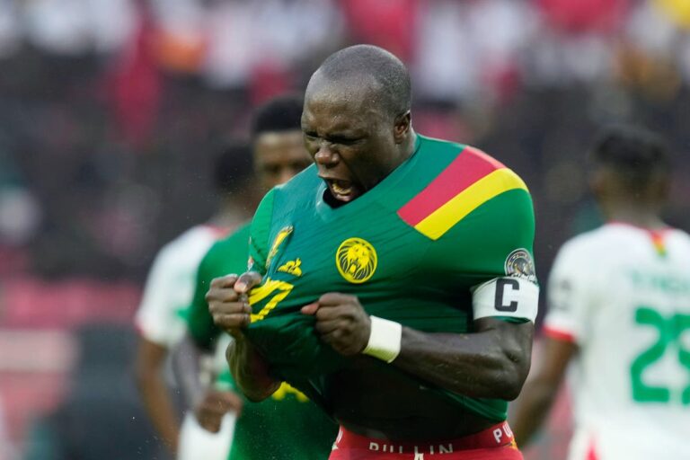 Cameroon thrash Ethiopia to push to last 16