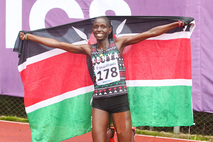 Kenya secures another Silver medal.
