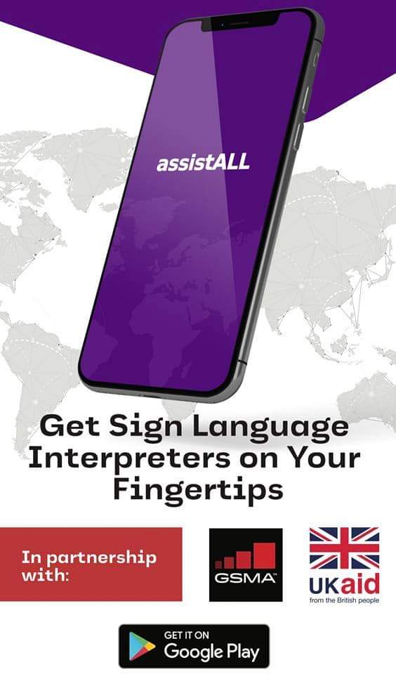 How the assistALL app appreciates Sign Language Interpreters.