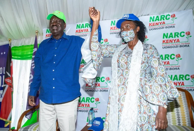 Raila Odinga Picks Martha Karua as Running Mate