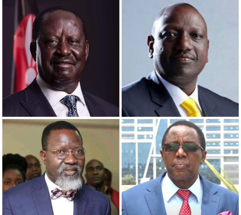 IEBC IS SET TO MEET THE FOUR PRESIDENTIAL CANDIDATES.