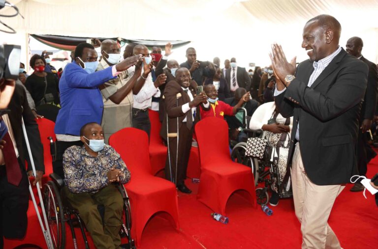 Deputy President Signs Charter With Persons With Disabilities