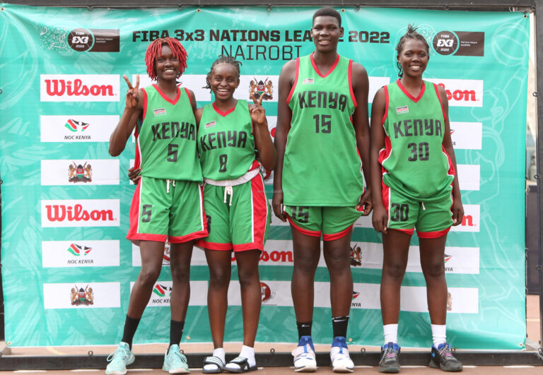 Kenya girls qualify for under 3×3 basketball Championship.