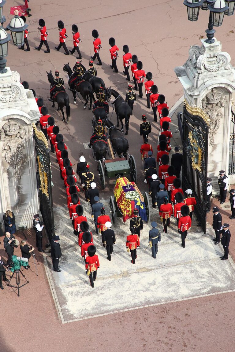 Queen Elizabeth’s Coffin Procession