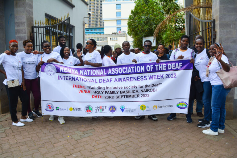 Deaf Awareness Walk By Organizations Representing Persons With Disabilities