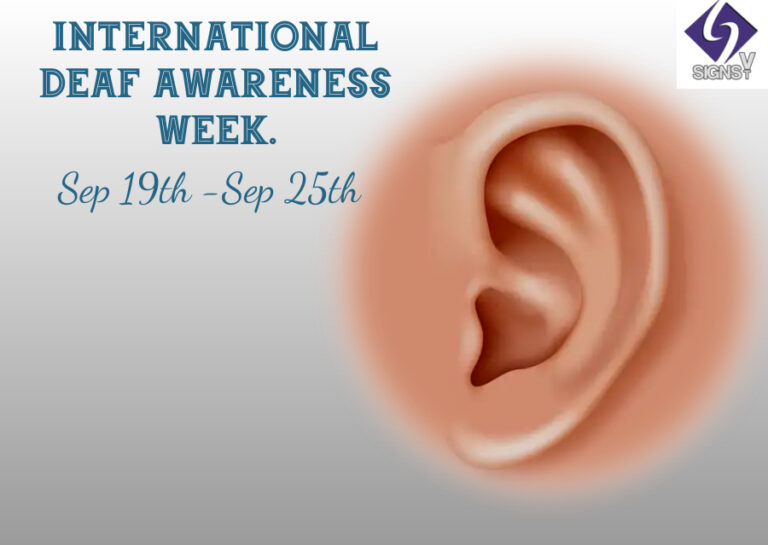 Deaf Awareness: No Sound Is My Sound