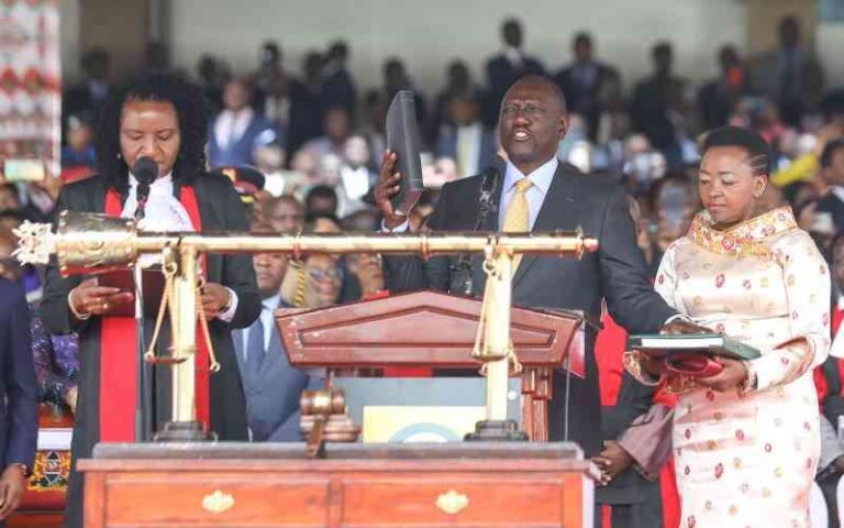 Ruto takes oath as Kenya’s 5th President.