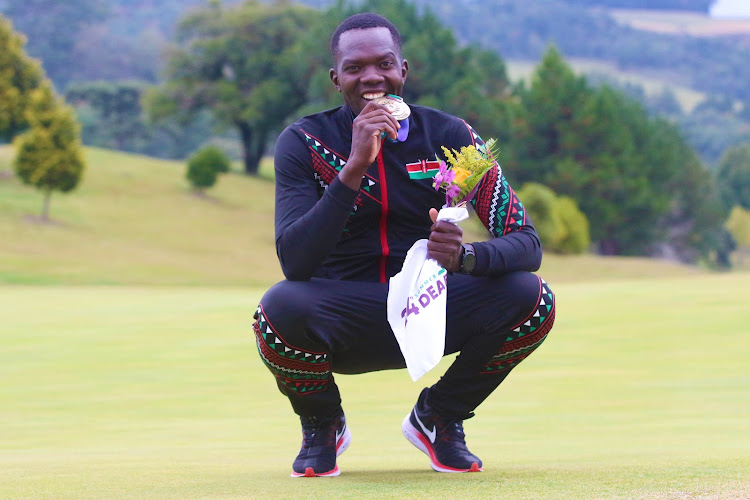 Top Golfer Makokha shortlisted for SOYA, Sports Man with Disability award.