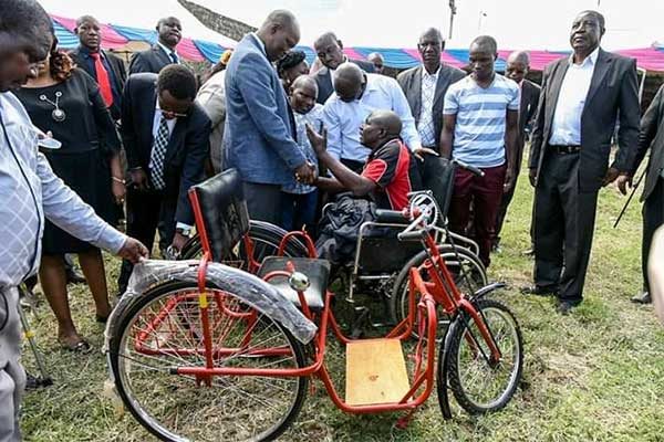 Catherine Omanyo Foundation and Scoon Kenya Donate Wheelchairs To PWDs In Busia