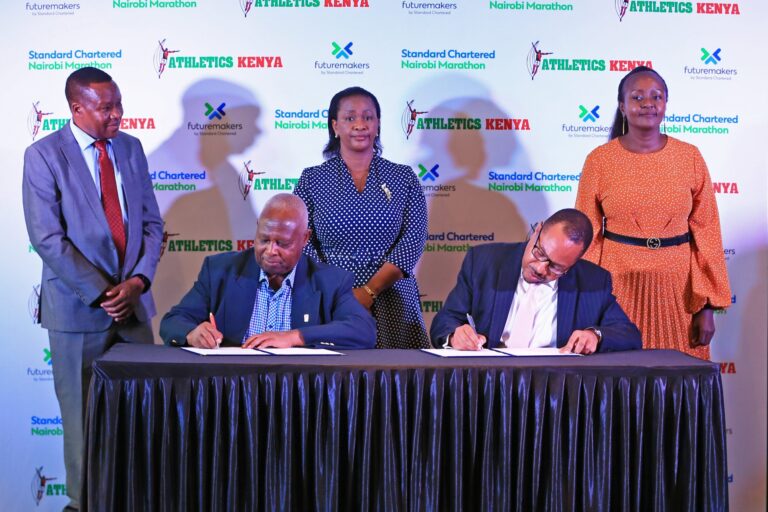 Standard Chartered Bank renews partnership with Athletics Kenya