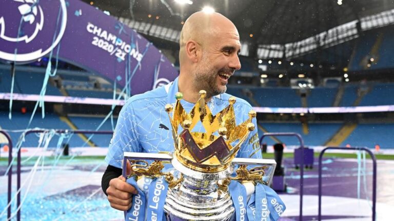 Pep Guardiola: Manchester City must win Champions League to be considered one of the best.