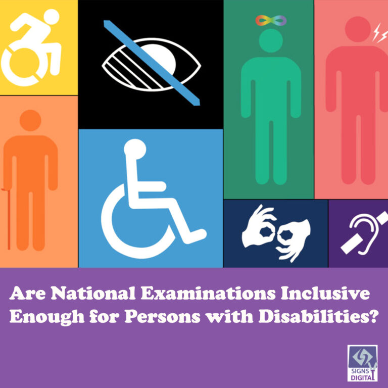 Are National Examinations Inclusive Enough for Persons with Disabilities?