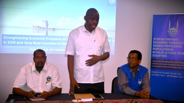 Gov’t Partners With Islamic Relief To Improve Livelihoods In Kilifi And Tana River Counties